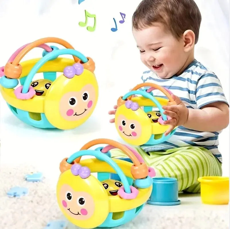 Bendy Walker Rattle Ball Toy 10CM 0-12M