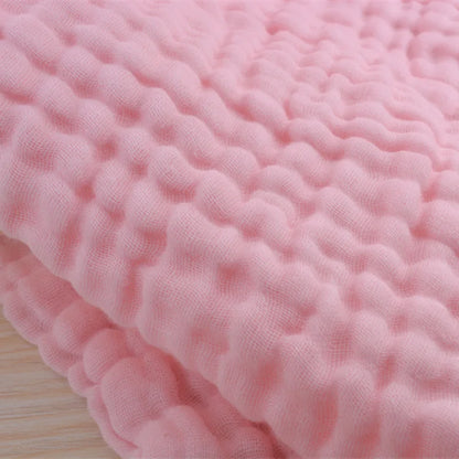 6-Layer Gauze Swaddle Blanket 105cm 5 Colors – 6-layer gauze cotton