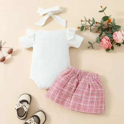 Baby Clothing 3-Piece Baby Girls Sets Fashion Outfits Summer