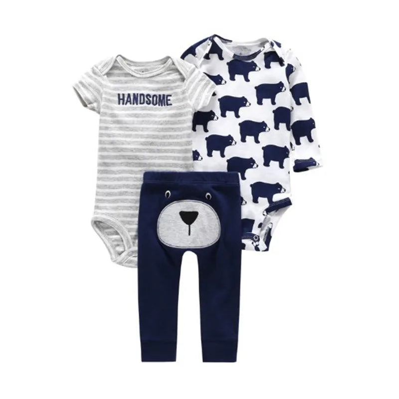 Baby Boy bodysuits Clothes Short Sleeved Bodysuits