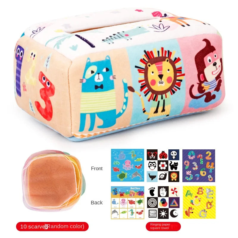 Montessori Magic Tissue Box Sensory Toy 4-12M