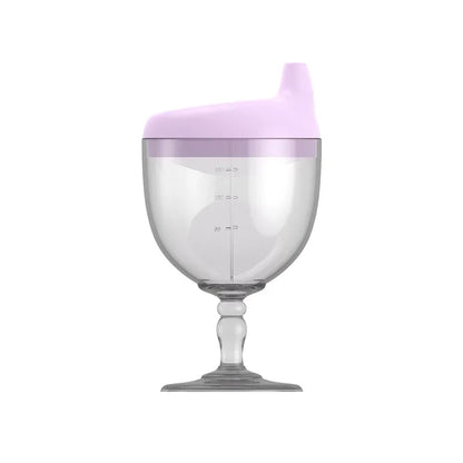 150ml Learning Drinking Bottle Wine Glass Shape Duckbill Cup – front view
