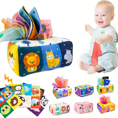 Montessori Magic Tissue Box Sensory Toy 4-12M
