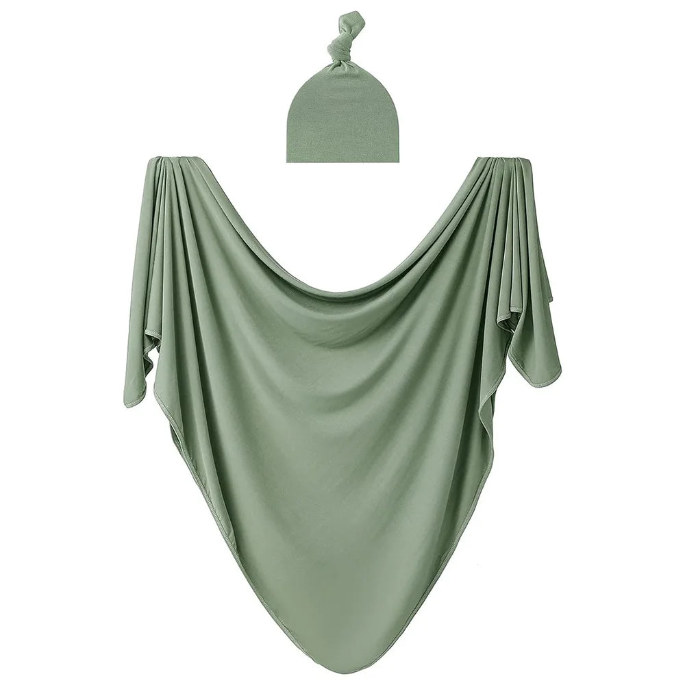 Swaddle Set with Matching Hat Anti-Tremor 0-24M