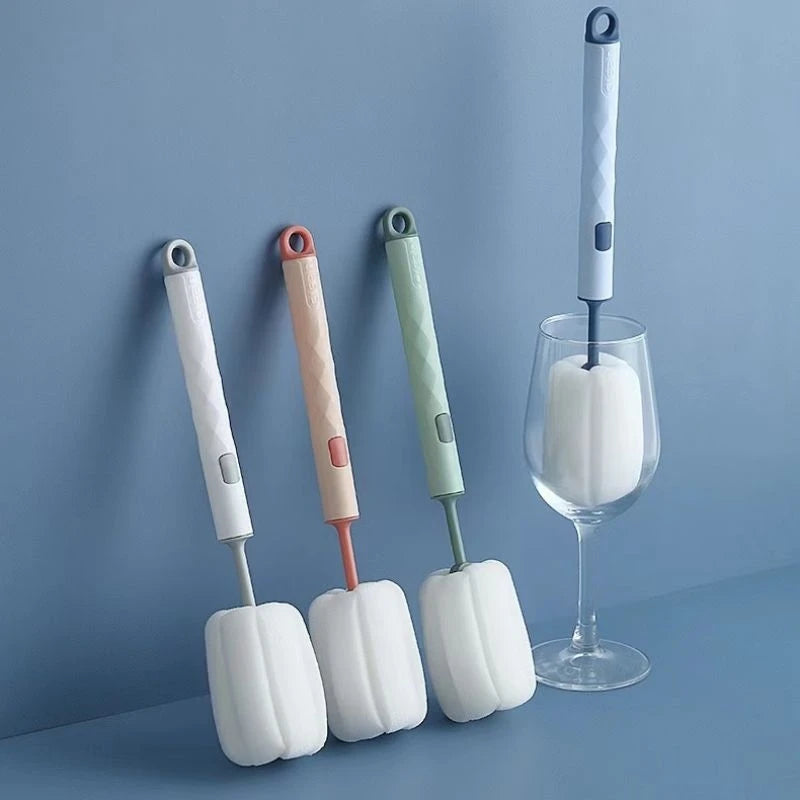 360 bottle brush cleaning set rotating