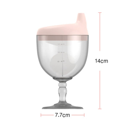 150ml Learning Drinking Bottle Wine Glass Shape Duckbill Cup – front view