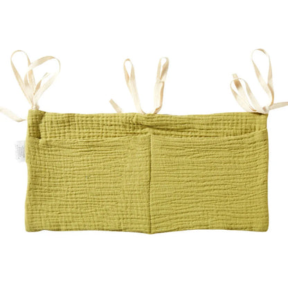 Crib Organizer Hanging Storage Bag 2 Pockets