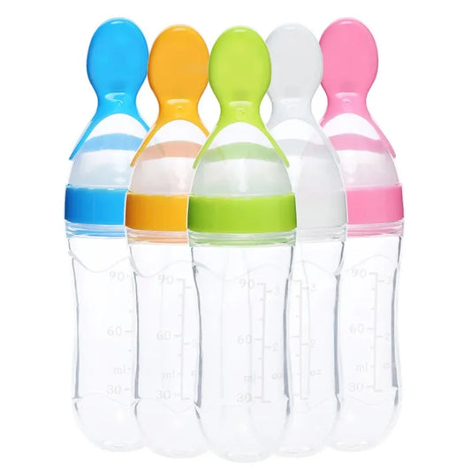 90ML Feeding Bottle Spoon Training Feeder BPA-Free – front view