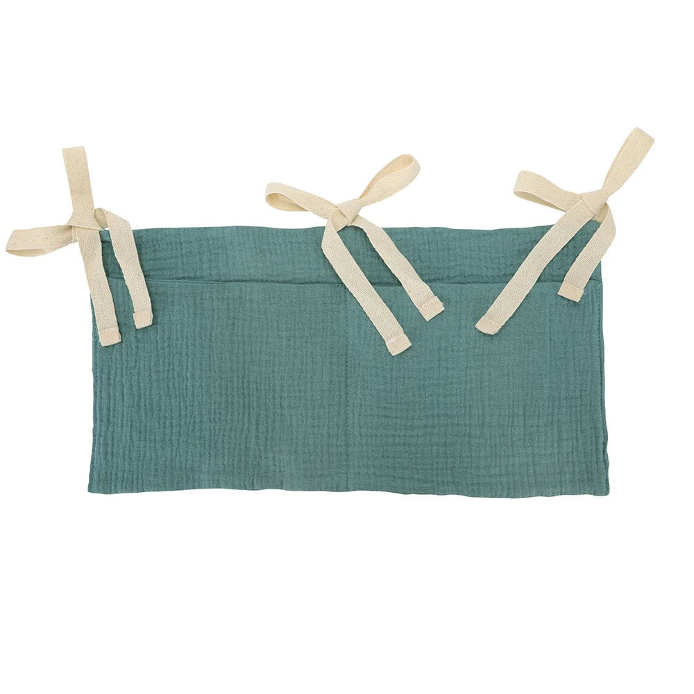 Crib Organizer Hanging Storage Bag 2 Pockets
