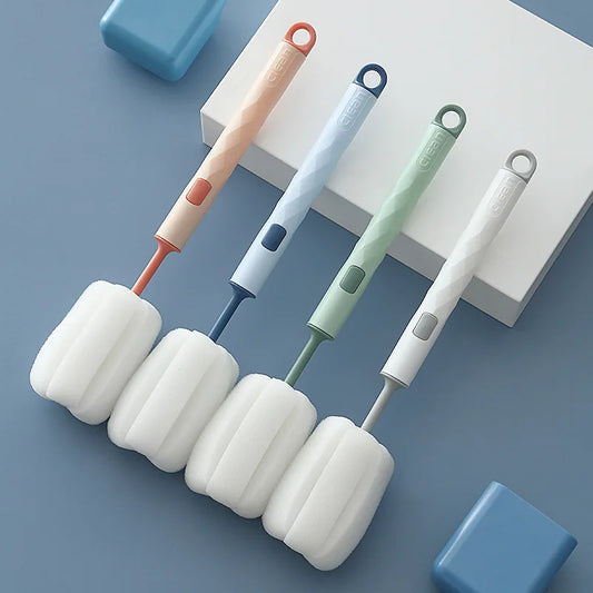 360 bottle brush cleaning set rotating