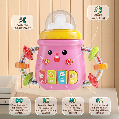 Musical Pacifier Rattle Light Soothing Toy – front view