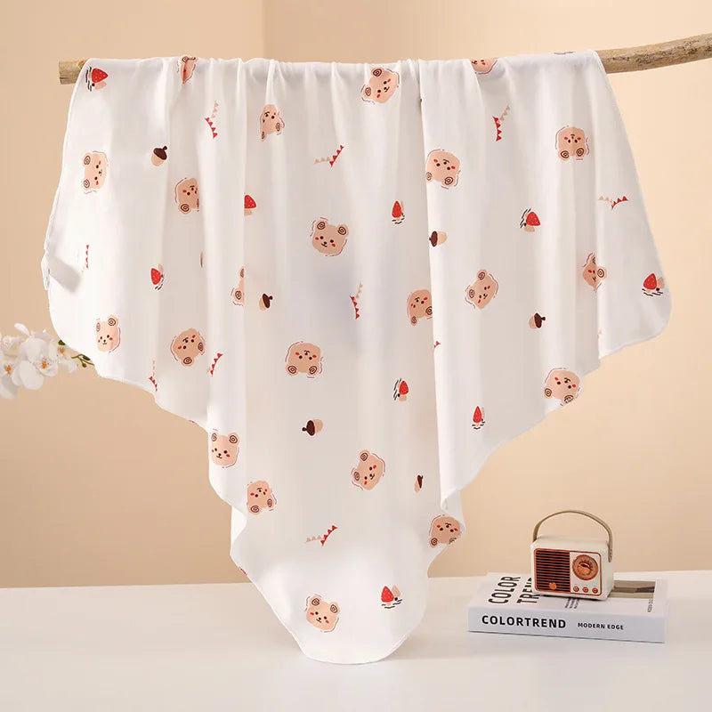 Cotton Gauze Bath Towel Swaddle 85x85cm Kids