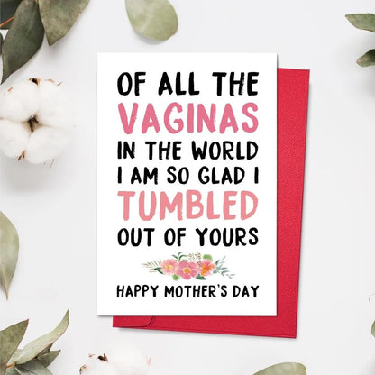 Funny Mom Greeting Card Mothers Day