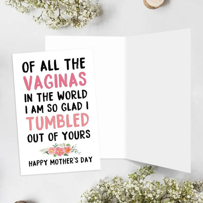 Funny Mom Greeting Card Mothers Day