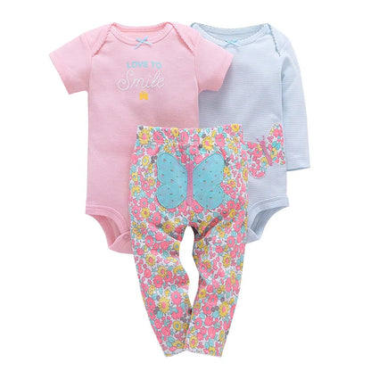 Baby Boy bodysuits Clothes Short Sleeved Bodysuits