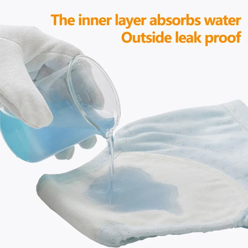 Newborn Baby Reusable Diapers Panties Washable Underwear