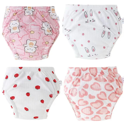 Baby Waterproof Diaper Shorts 4PCS I Training  Pants