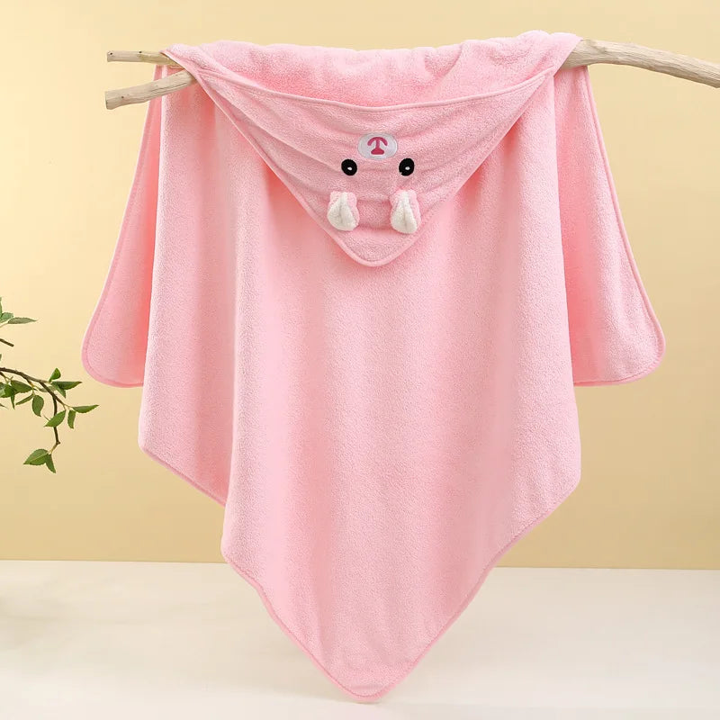 Bath Towel Swaddle 80x80cm 4 Colors – front view
