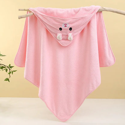 Bath Towel Swaddle 80x80cm 4 Colors – front view