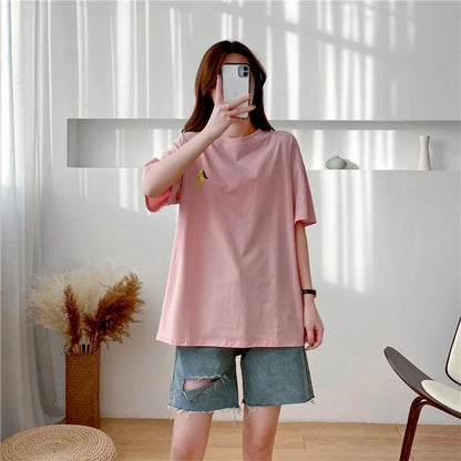 Nursing T-Shirt Cotton Top Breastfeeding