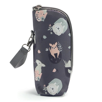 Portable Bottle Bag Travel Case Insulated Milk Organiser – front view