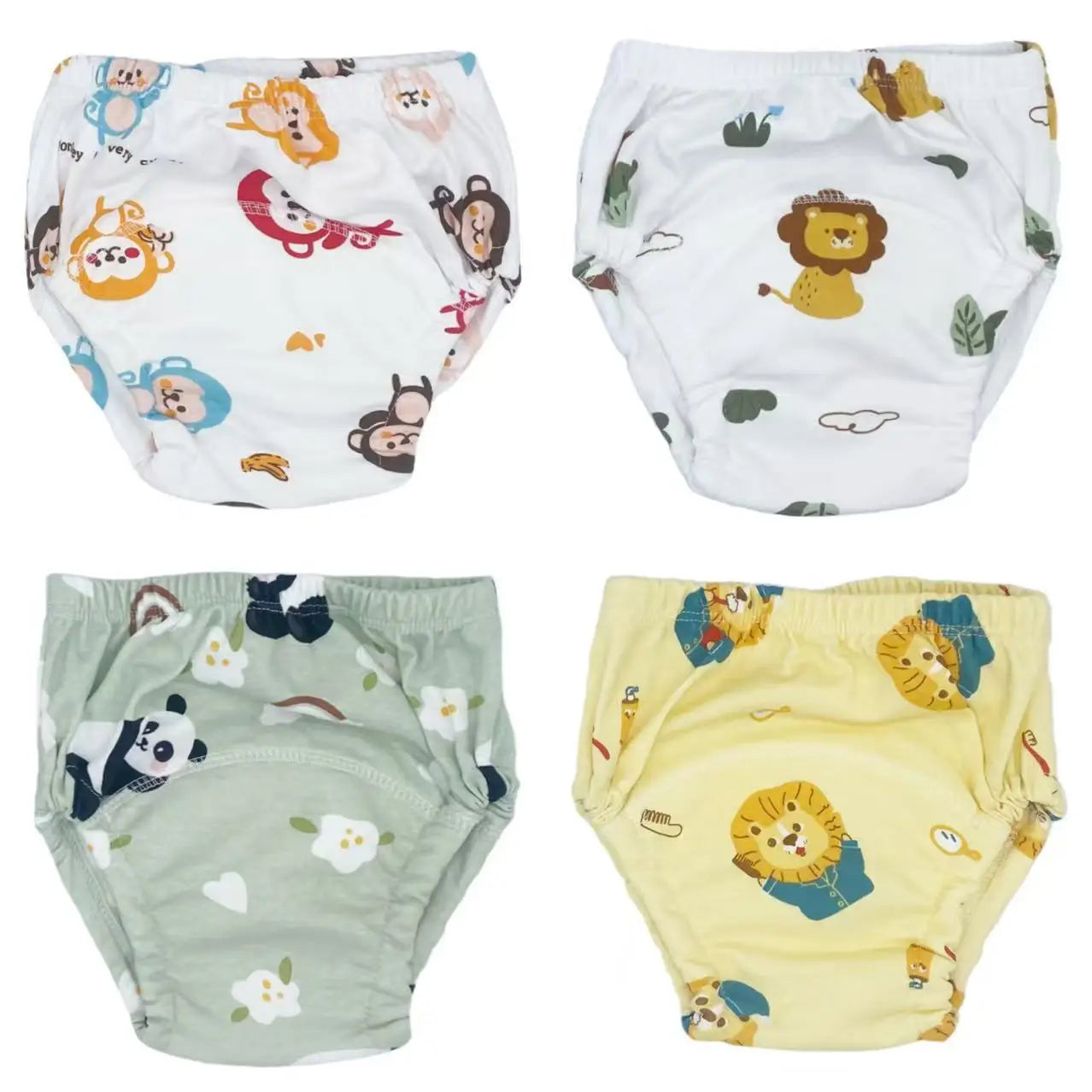 Baby Waterproof Diaper Shorts 4PCS I Training  Pants