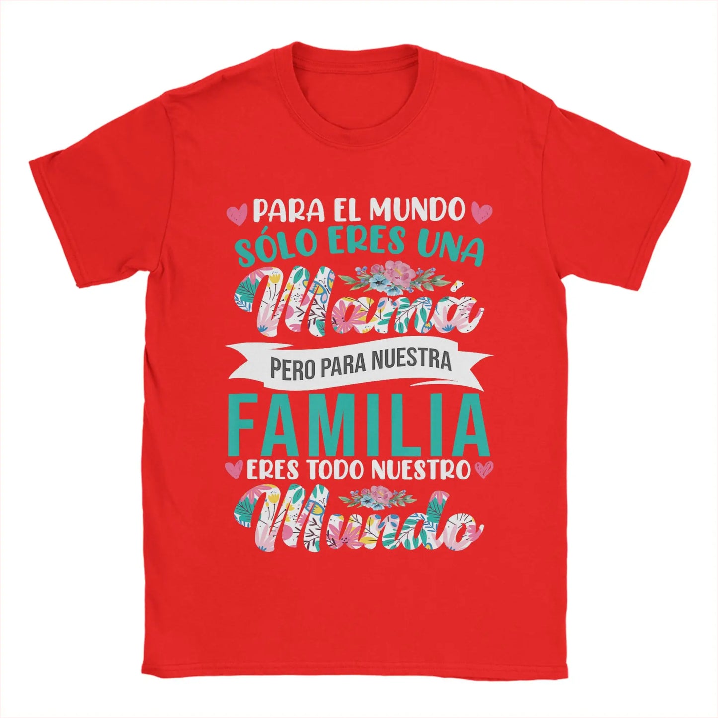 Floral Graphic Tee for Moms 14 Colors