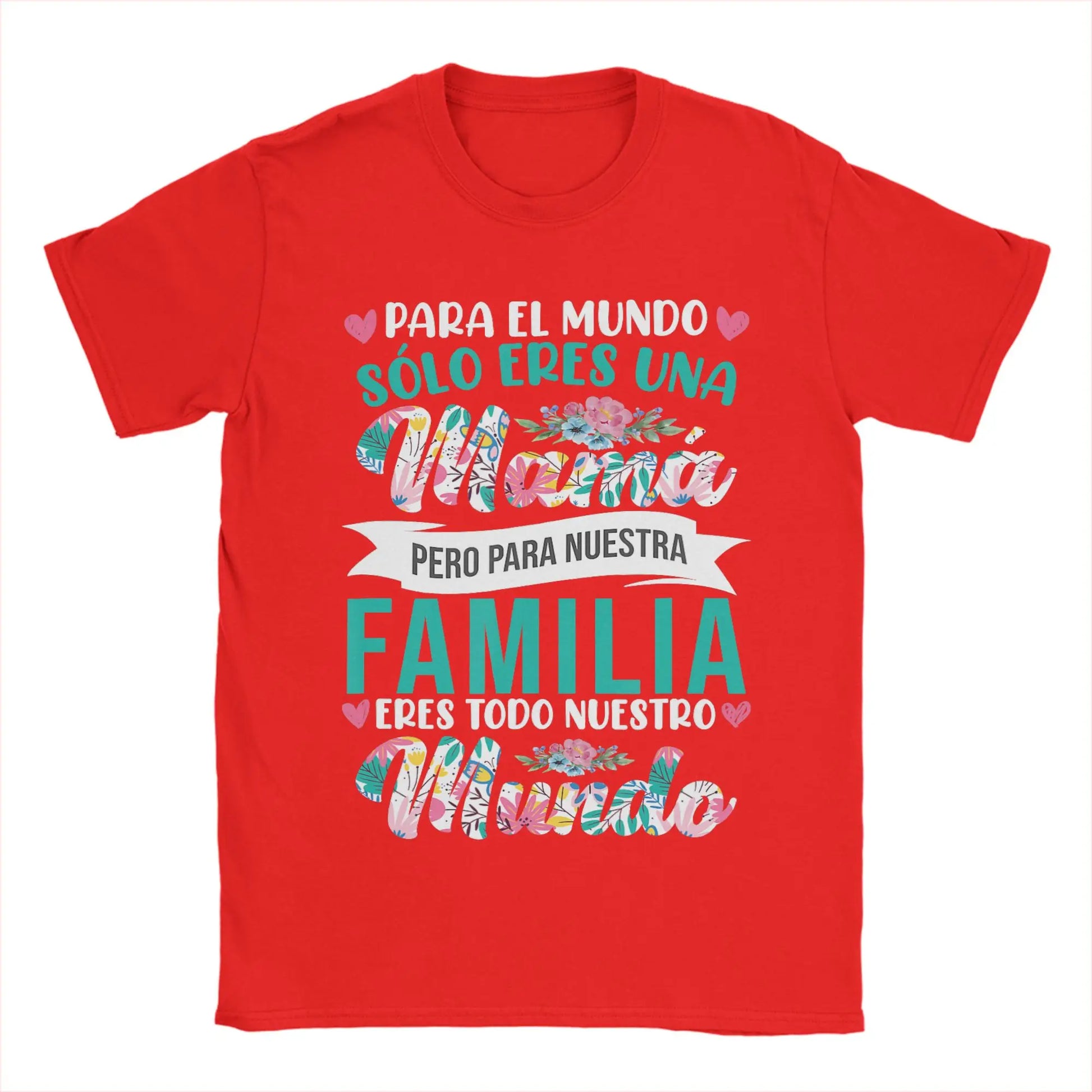 Floral Graphic Tee for Moms 14 Colors