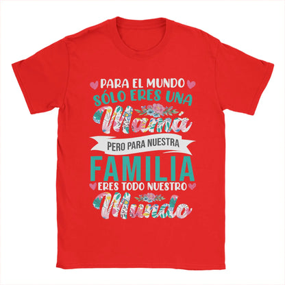 Floral Graphic Tee for Moms 14 Colors