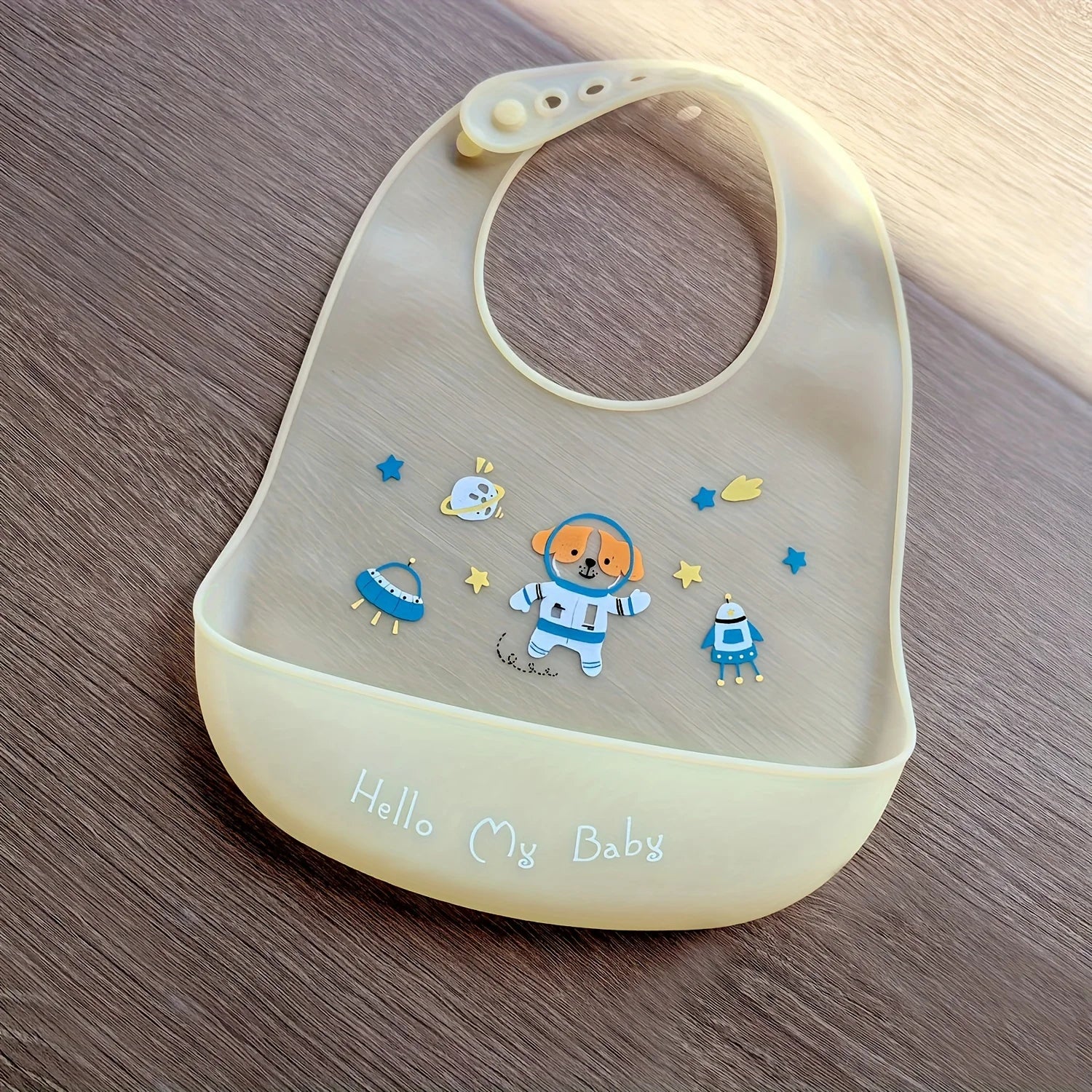 Waterproof Silicone Bib Animal Print 1-3Y