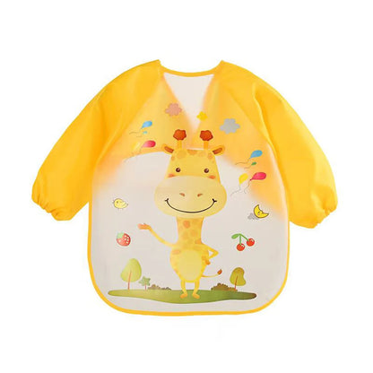 Waterproof Long Sleeve Bib Coat PEVA 1-3Y