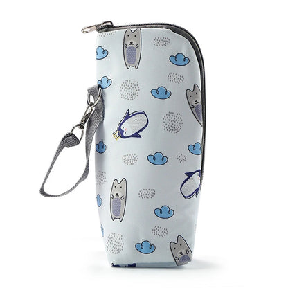 Portable Bottle Bag Travel Case Insulated Milk Organiser – front view