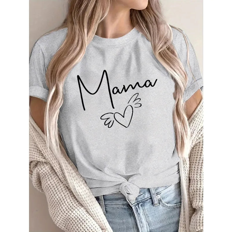 Womens Neon Tie-Dye Heart T-Shirt Cotton