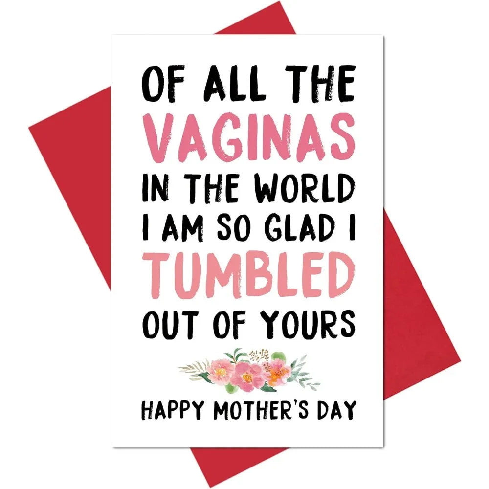 Funny Mom Greeting Card Mothers Day