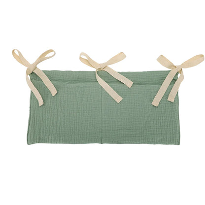 Crib Organizer Hanging Storage Bag 2 Pockets