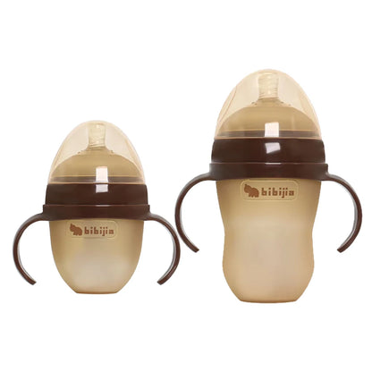 Silicone Bottle with Handle BPA-Free 3 Options – front view
