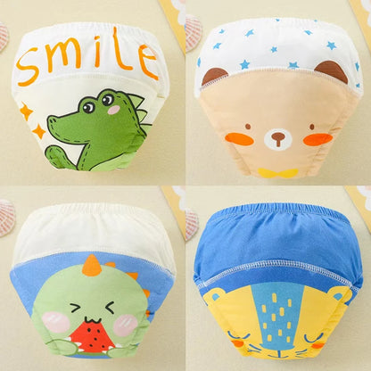 Baby Waterproof Diaper Shorts 4PCS I Training  Pants