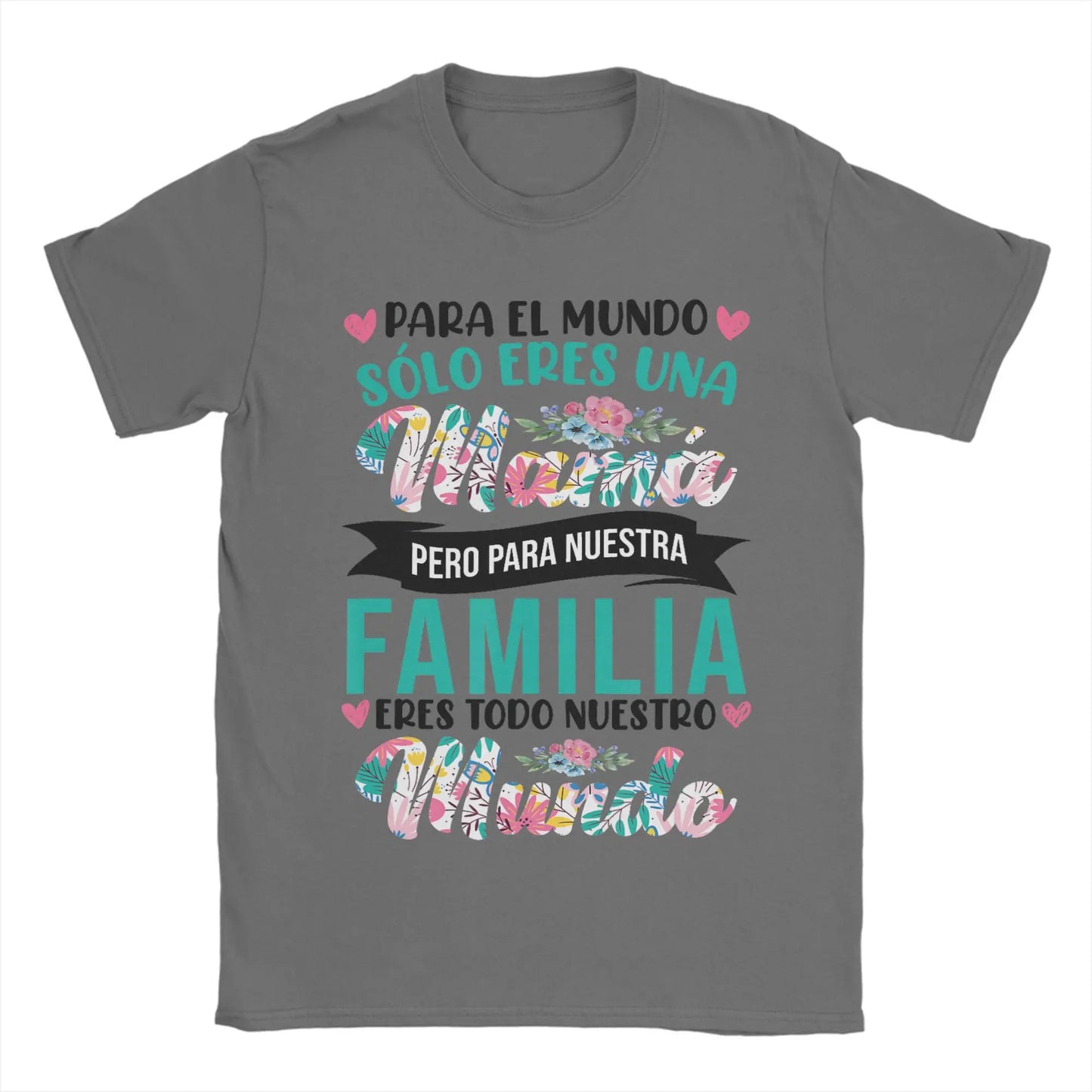 Floral Graphic Tee for Moms 14 Colors