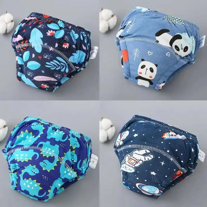 Baby Waterproof Diaper Shorts 4PCS I Training  Pants
