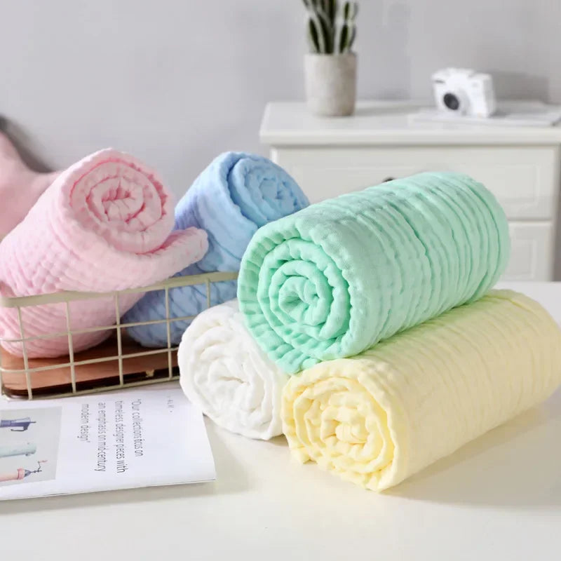 6-Layer Muslin Blanket 105x105cm 6 Colors Kids