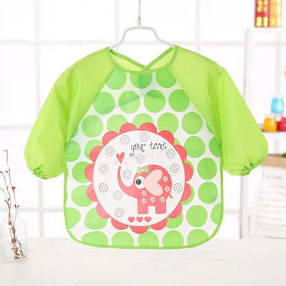 Waterproof Long Sleeve Bib Coat PEVA 1-3Y
