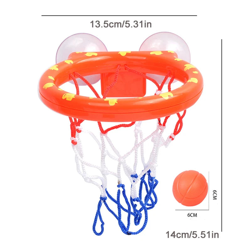 Bath Basketball Toy Bathtub Set 3 Balls