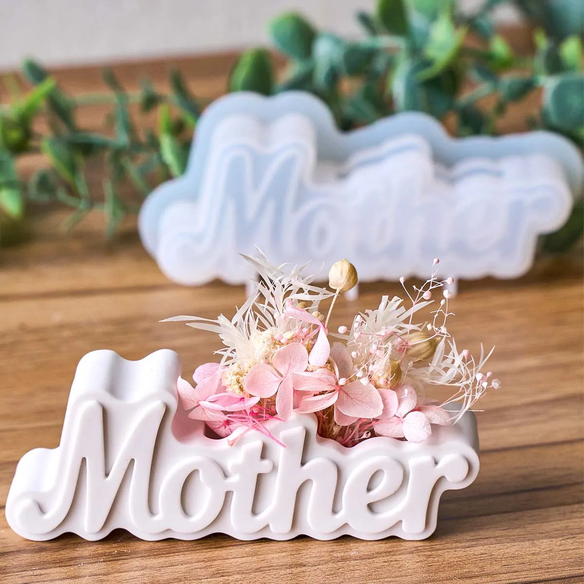 Letter Vase Silicone Mold DIY Resin