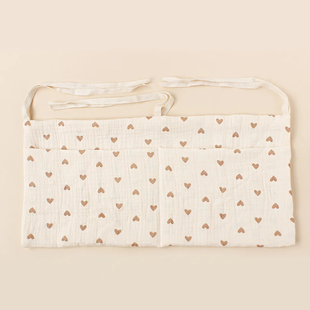 Crib Organizer Hanging Storage Bag 2 Pockets