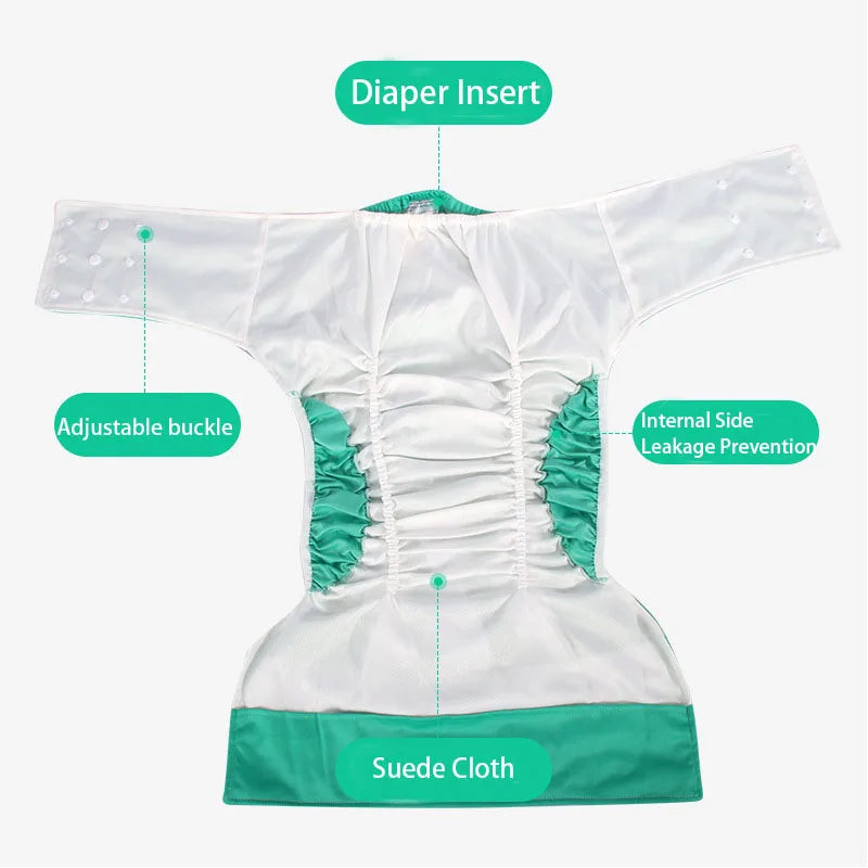 BIAI Adult Reusable Cloth Diaper Pants