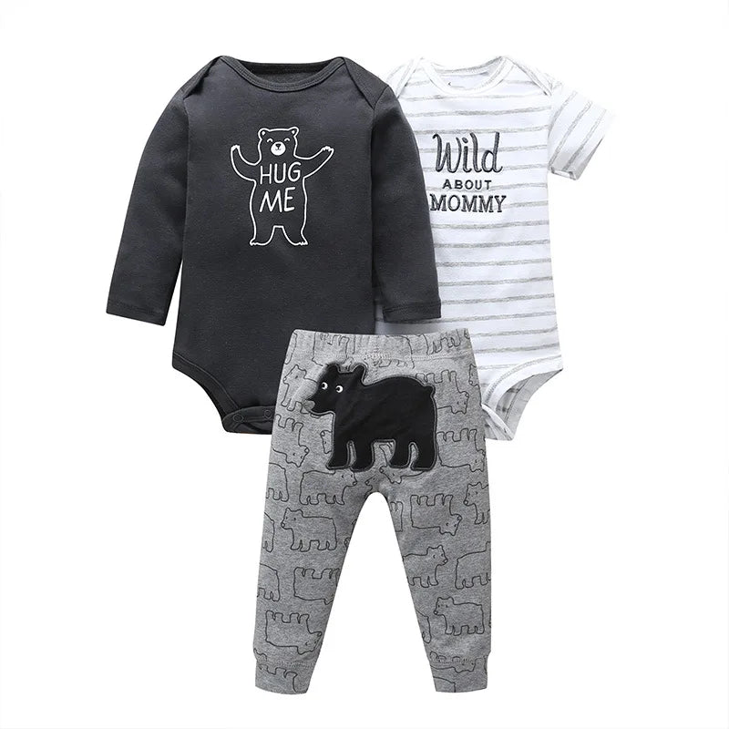 Baby Boy bodysuits Clothes Short Sleeved Bodysuits