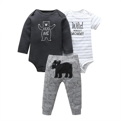Baby Boy bodysuits Clothes Short Sleeved Bodysuits