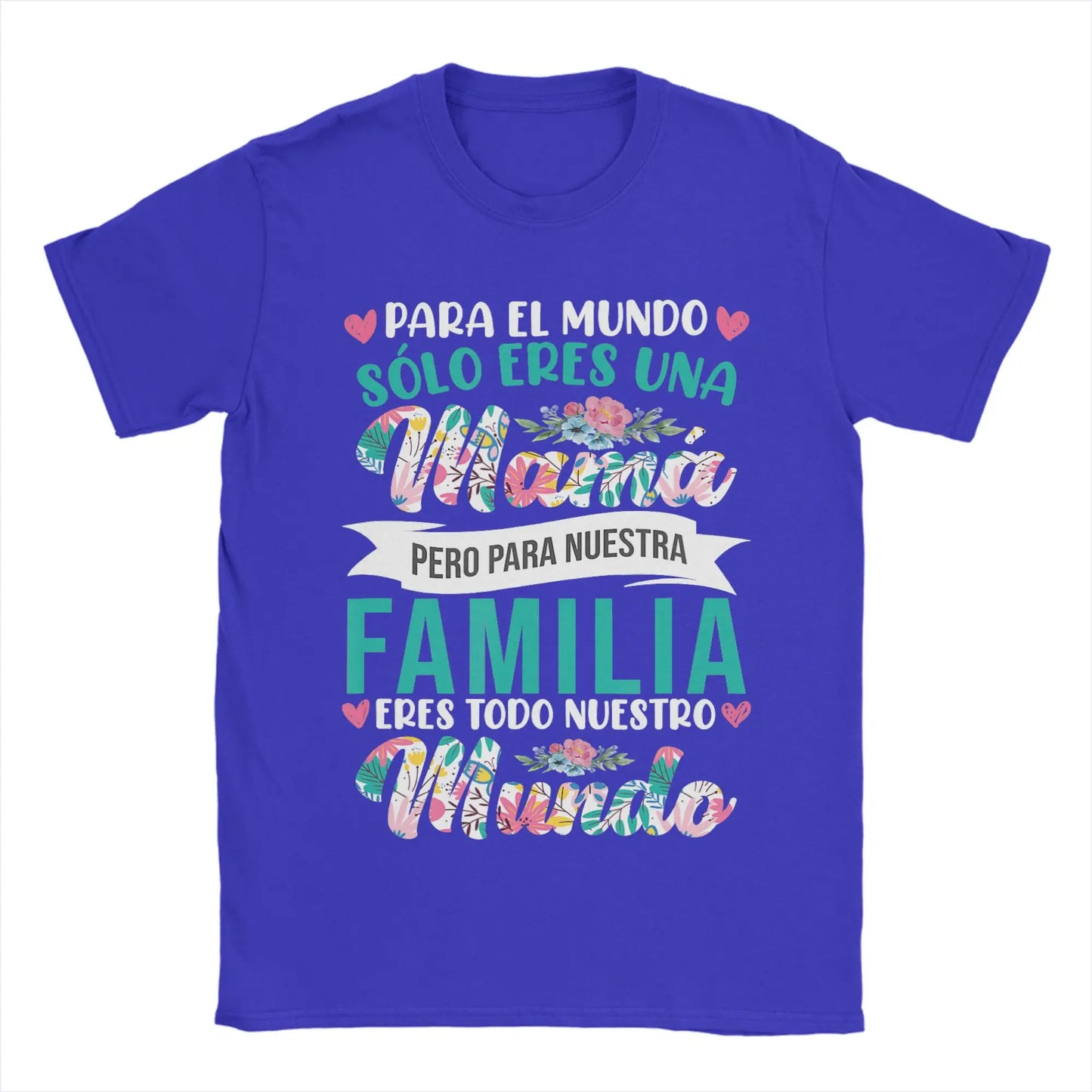 Floral Graphic Tee for Moms 14 Colors