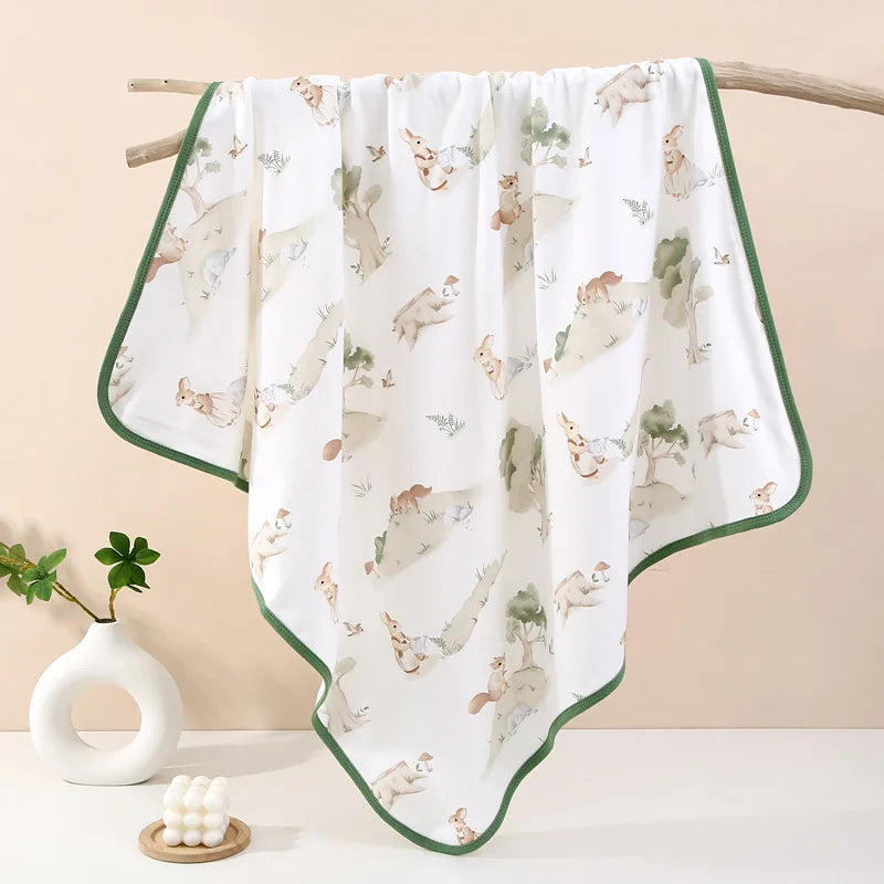 Cotton Gauze Bath Towel Swaddle 85x85cm Kids