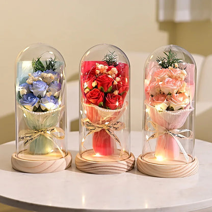 Eternal Dried Flower Soap Rose Gift Box